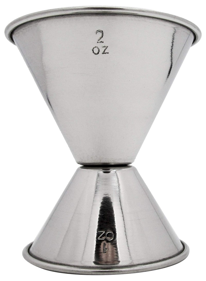 Hudson & Lane Stainless Steel Cocktail Barware Double Measuring Jigger 1 oz x 2 oz - Image 4